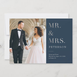 Lavish Glow Bröllop-meddelande Silver Tack Kort