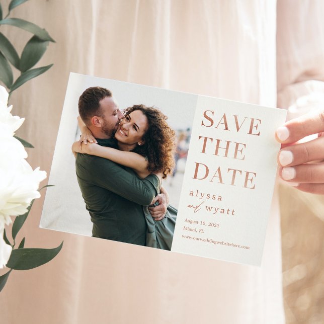 Lavish Glow Editable Färg sparar datumkortet Tack Kort (Skapare uppladdad)