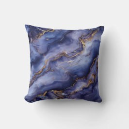 Lavish Lila och Guld Marble Decorative Pillow Kudde