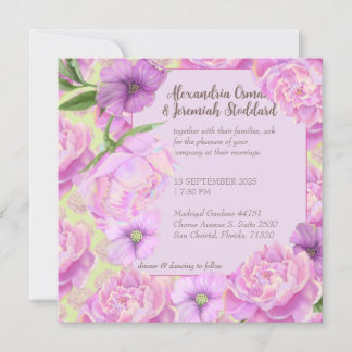 Lavish Wedding-inbjudan Inbjudningar