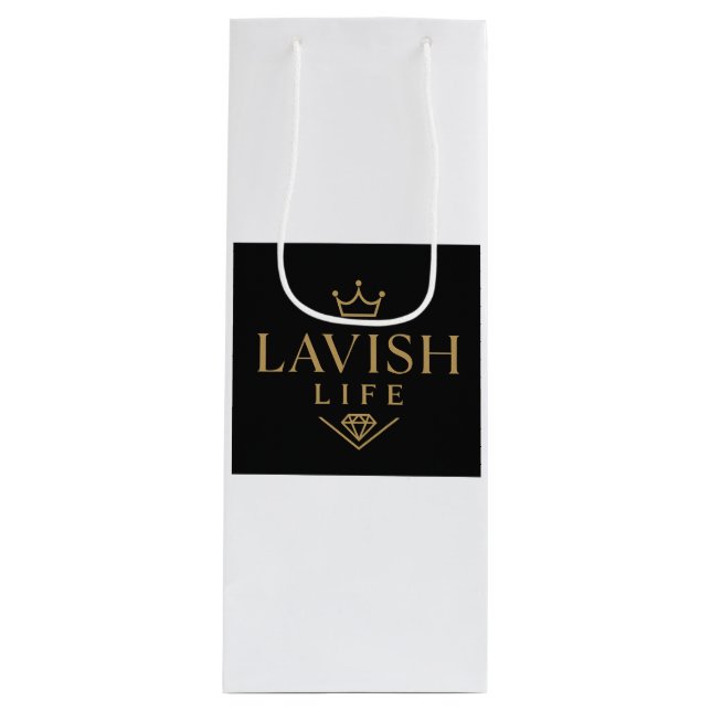 Lavish Wine Gift Bag  (Framsidan)