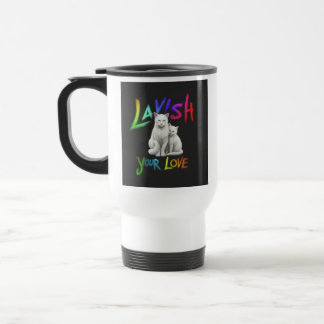 "Lavish Your Kärlek" resekaffe mug Resemugg