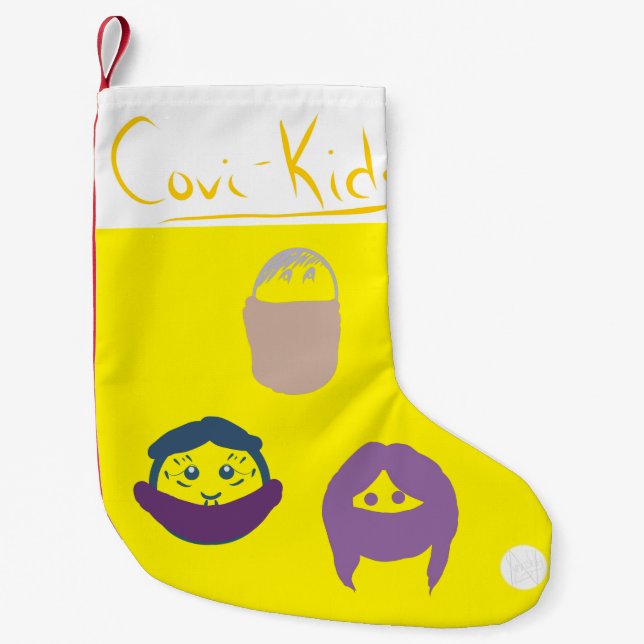Lavishly on Cute Covi-Kids Facemask Whisper Dolls Liten Julstrumpa (Framsidan)