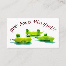 Lavishlyon Beans Närvaro/Miss You Card Visitkort