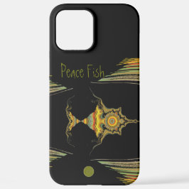 Lavishlyon Multi-Färgad Peace Fish Fodral-Mate