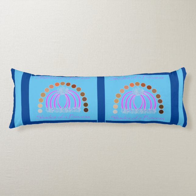 Lavishlypå en prinsessa-skugga. kroppskudde (Framsidan)