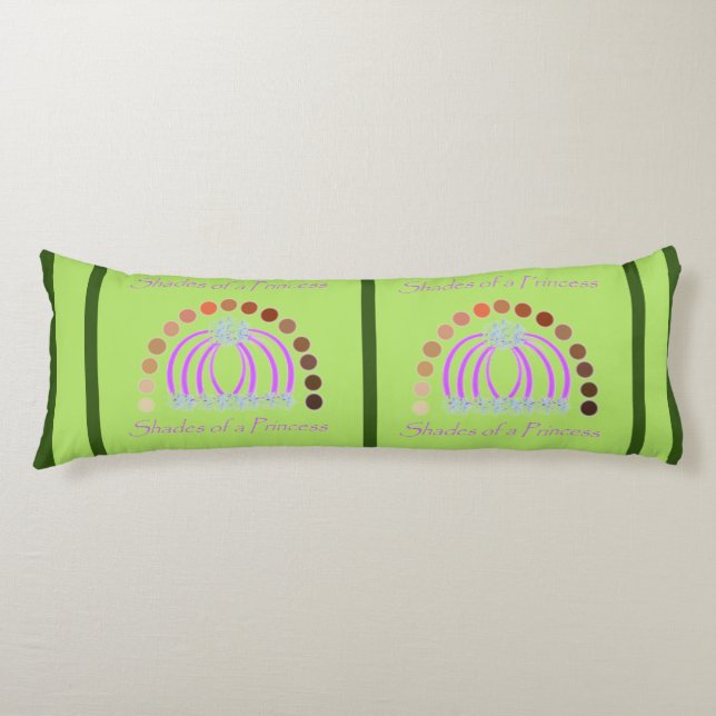 Lavishlypå en prinsessa-skugga. kroppskudde (Framsidan)