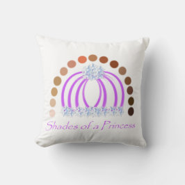 Lavishlypå en prinsessa-skugga. kudde