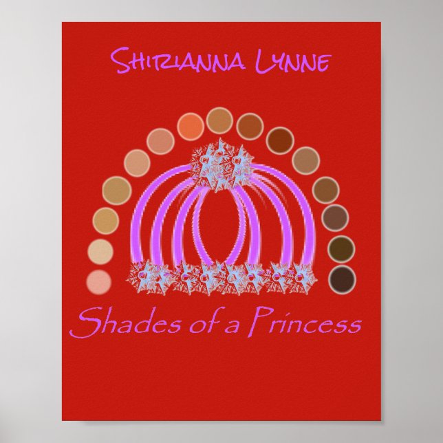 Lavishlypå en prinsessa-skugga. poster (Framsidan)