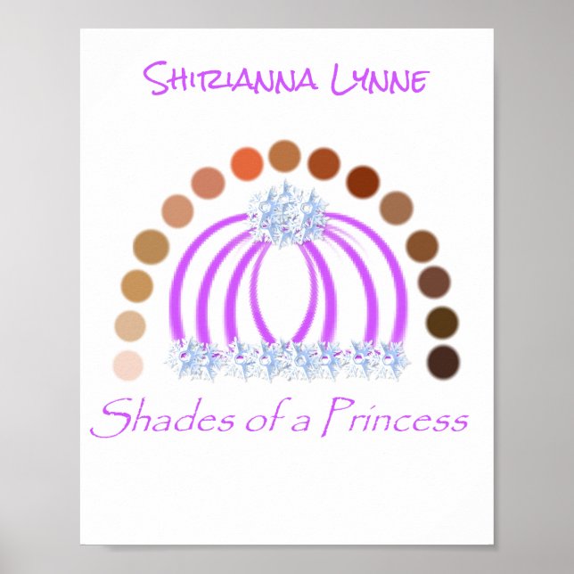 Lavishlypå en prinsessa-skugga. poster (Framsidan)