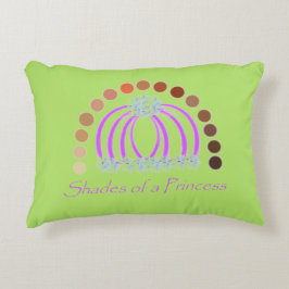 Lavishlypå en prinsessa-skugga. prydnadskudde