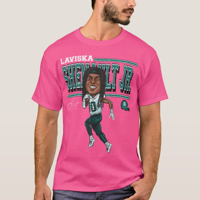 Laviska Shenault Jr. Jacksonvilles Tecknad T Shirt (Framsida)