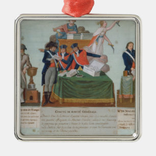Lavoisier Comiten de Surete Generale Julgransprydnad Metall