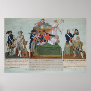 Lavoisier Comiten de Surete Generale Poster