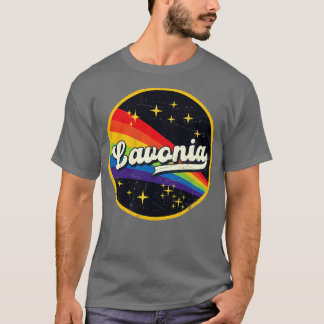 Lavonia Rainbow in Space Vintage GrungeStyle T Shirt
