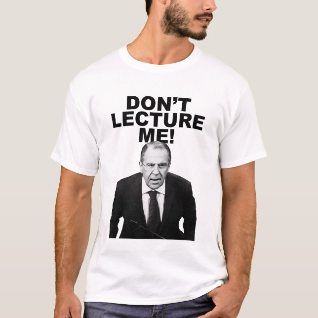 Lavrov Putin Ryssland T Shirt (Framsida)