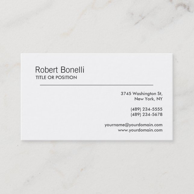 Law Automotive Bakery Music DJ.Etc. Affärskort Visitkort (Framsida)