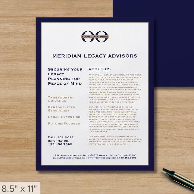 Law Firm Flyer (Skapare uppladdad)