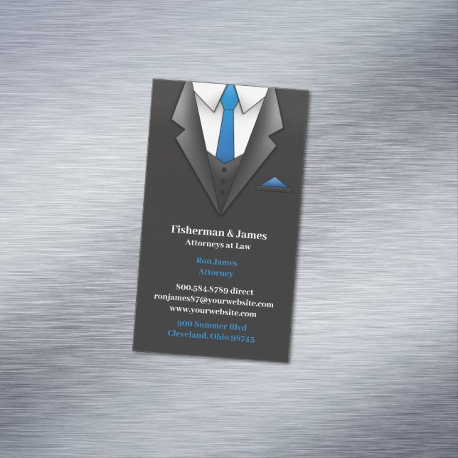 Law Kostym Magnetiska Visitkort (In Situ)