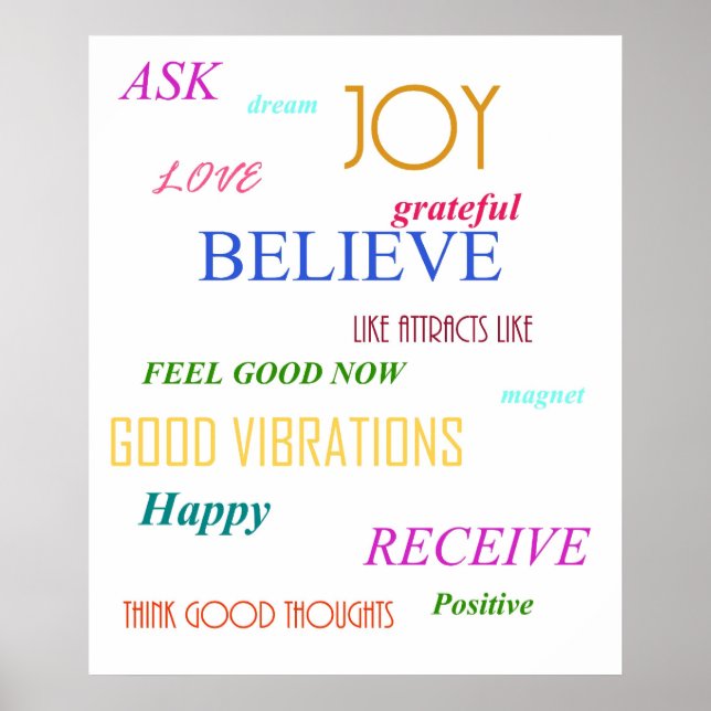 "LAW OF ATTRACTION" POSTER (Framsidan)