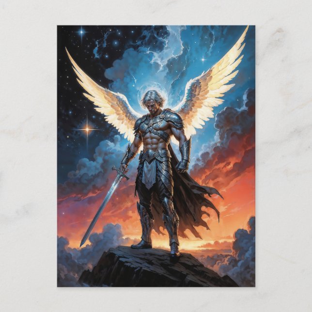Law of Heaven Archangel Michael Vykort (Framsida)