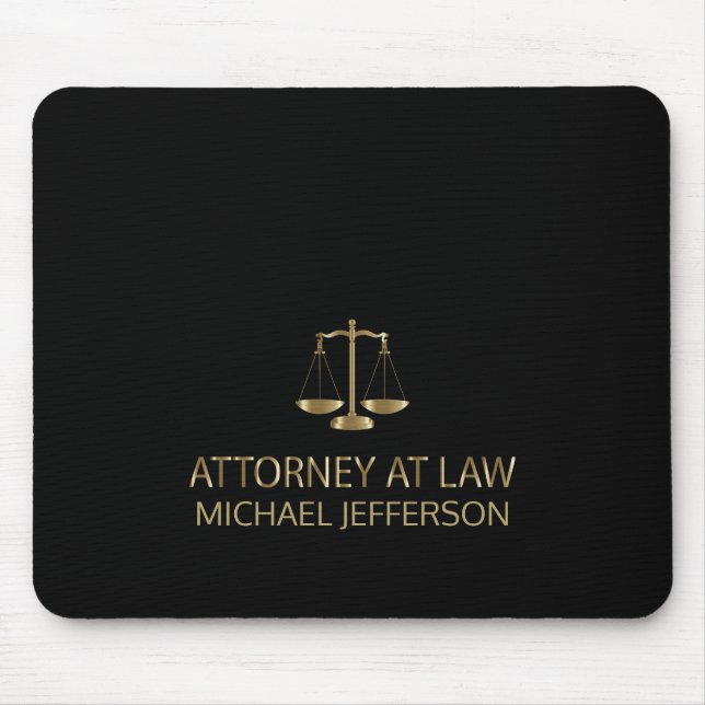 Law Office - Black and Guld Musmatta (Framsidan)