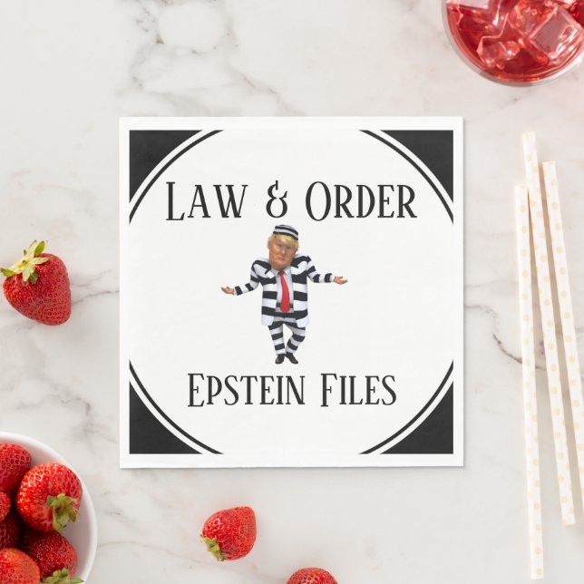 Law & Order Paper Napkin Pappersservett (Insitu)