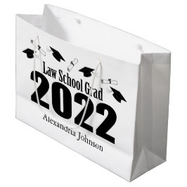 Law School Grad 2022 Studenten Gift Bag (svart)