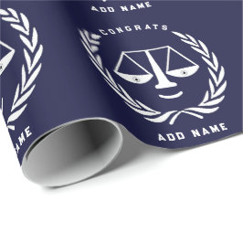 Law School Grad Lawyer Gratulerar Presentpapper
