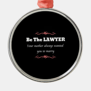 Law School Lawyer Female Student - Studenten Julgransprydnad Metall