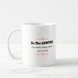 Law School Lawyer Female Student - Studenten Kaffemugg
