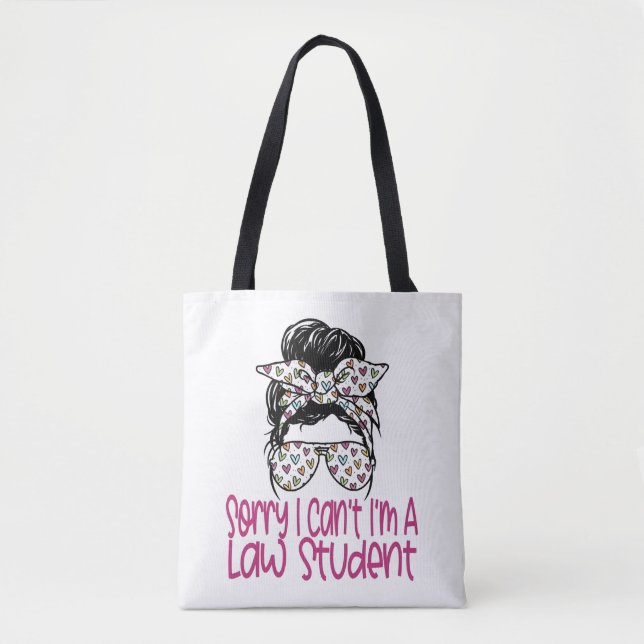 Law School Student Future Lawyer Funny Gift Tygkasse (Framsida)