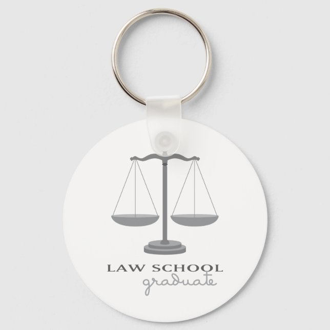 Law School Student Keychain Nyckelring (Framsida)