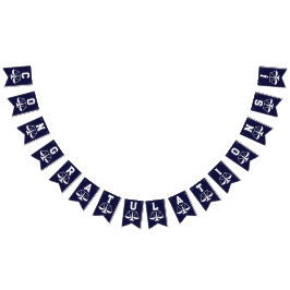 Law School Studenten Bunting Flaggor