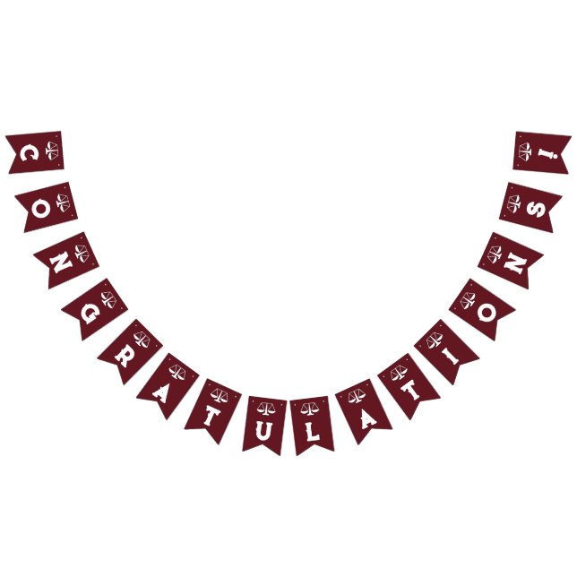 Law School Studenten Bunting Flaggor (Alla)