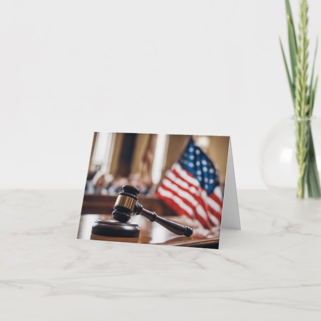 Law School Studenten Card-American Justice Kort (Framsida)