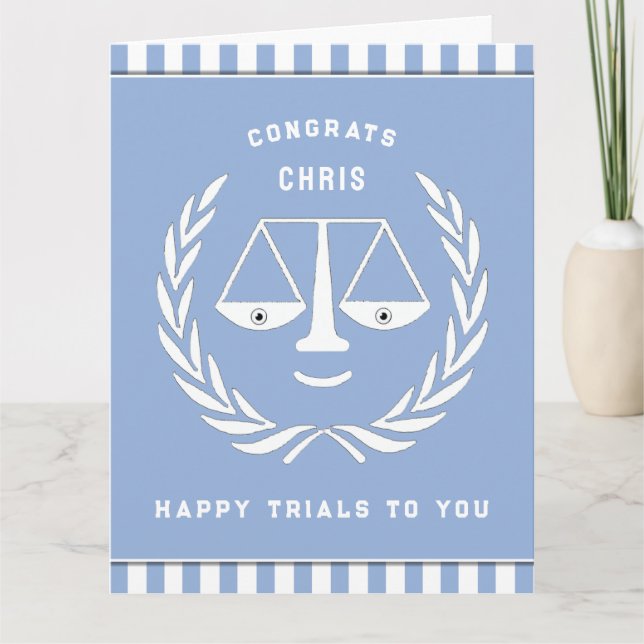 Law School Studenten Card Kort (Framsida)
