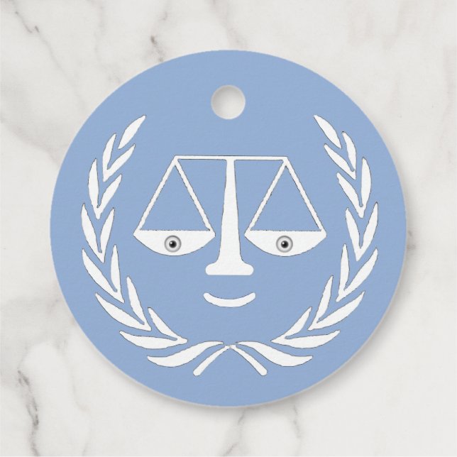 Law School Studenten Gåvor Etiketter (Baksida)