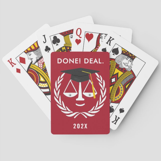 Law School Studenten Gift Casinokort (Baksidan)