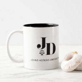 Law School Studenten Gift Två-Tonad Mugg