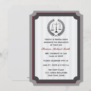 Law School Studenten Inbjudningar