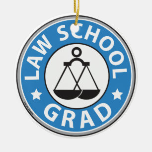 Law School Studenten Julgransprydnad Keramik