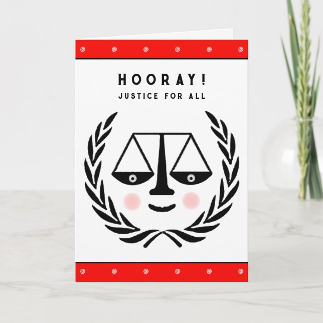 Law School Studenten Kort (Framsida)