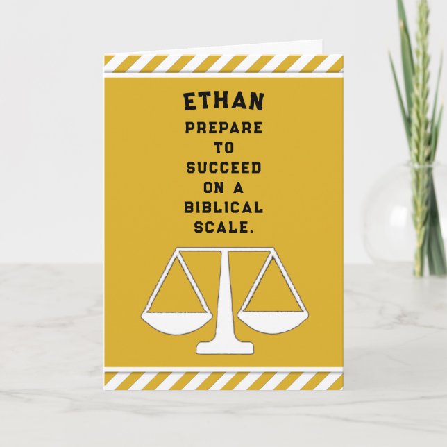 Law School Studenten Kort (Framsida)