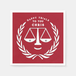 Law School Studenten Lawyer Napkins Pappersservett