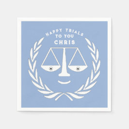 Law School Studenten Lawyer Napkins Pappersservett