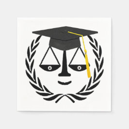 Law School Studenten Pappersservett