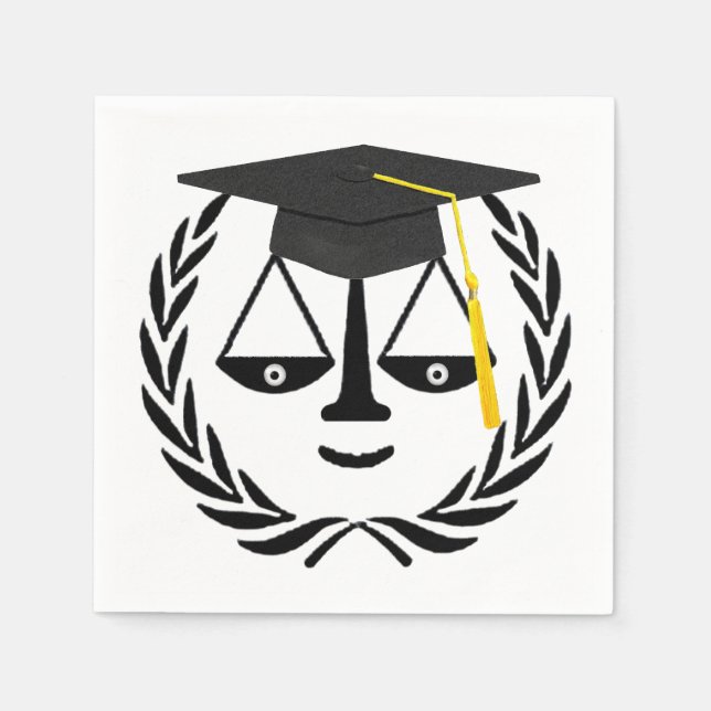 Law School Studenten Pappersservett (Framsidan)