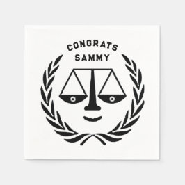 Law School Studenten Pappersservett