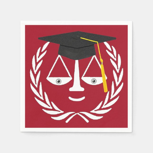 Law School Studenten Pappersservett (Framsidan)